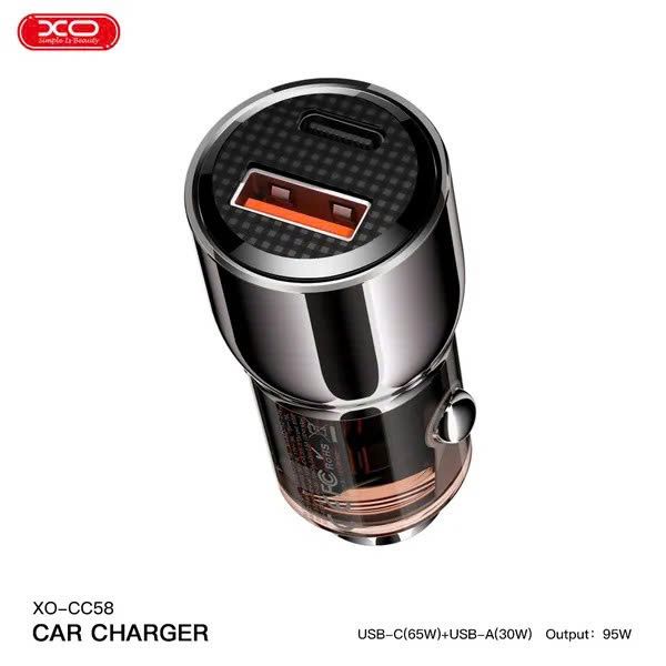 Sạc xe hơi XO CC58 1U 1C 95W