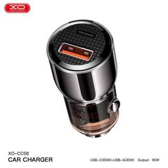 Sạc xe hơi XO CC58 1U 1C 95W