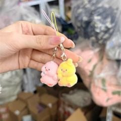 ** Dây đeo điện thoại gà vàng/hồng