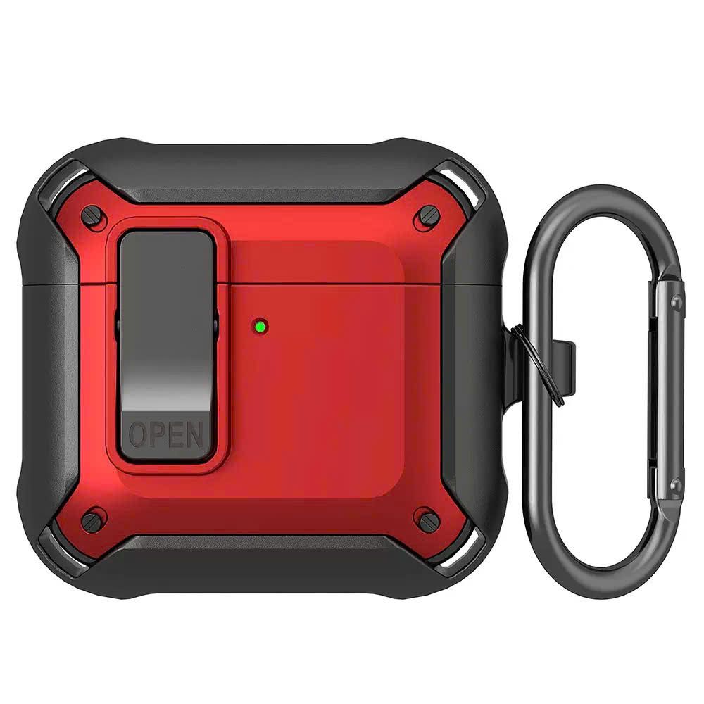 ** Case Airpods Pro 3 chống sốc viền màu Iron man