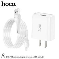 Bộ sạc Micro Hoco DC57 3A
