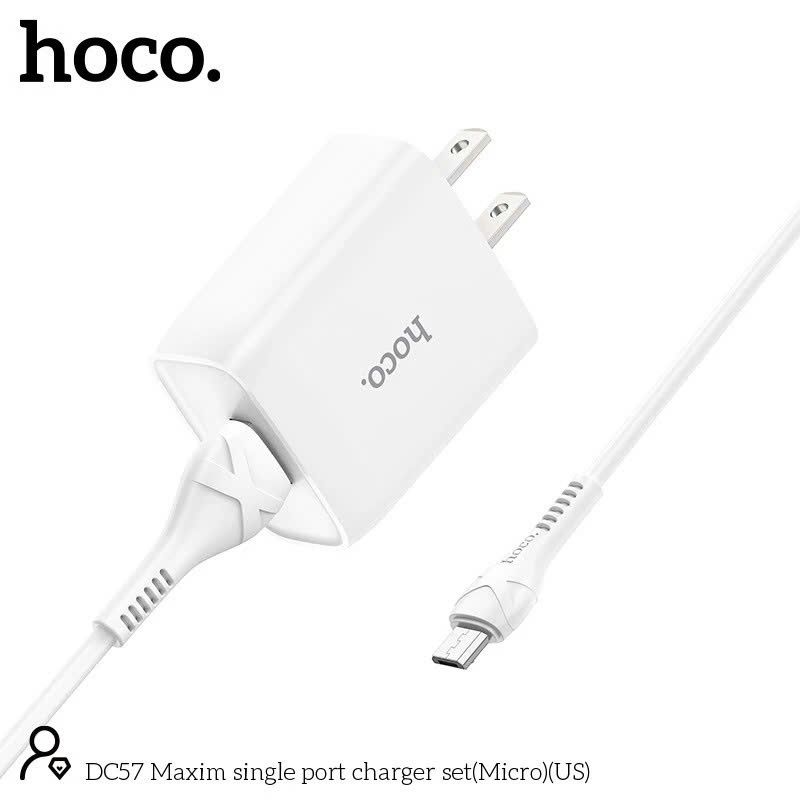 Bộ sạc Micro Hoco DC57 3A