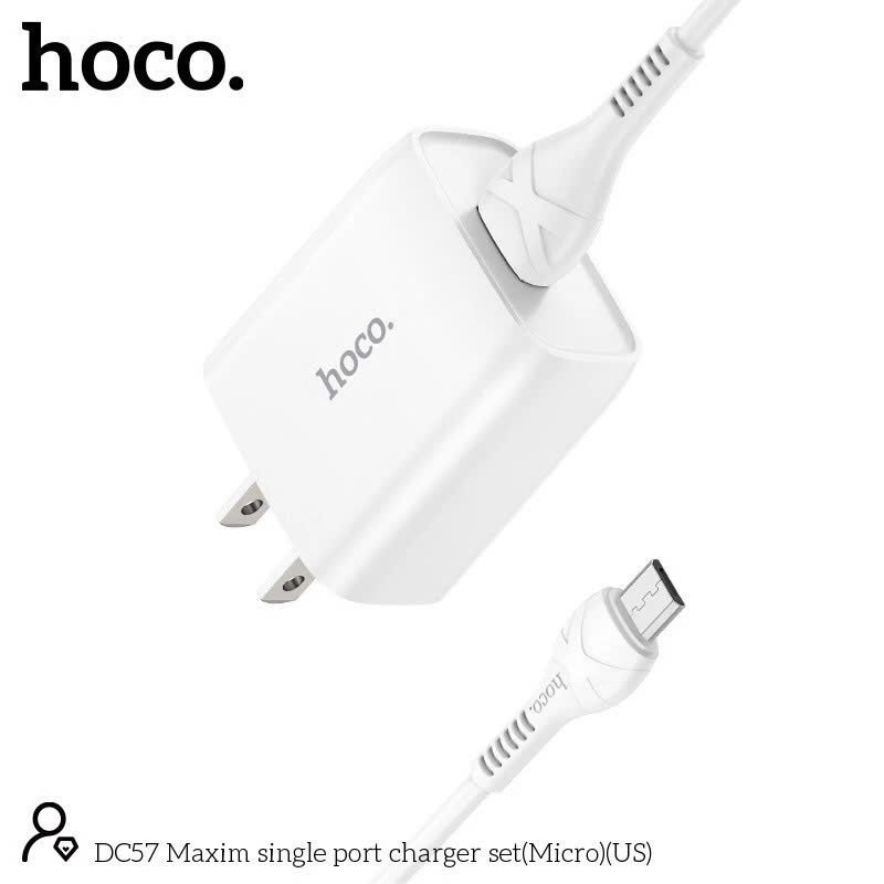 Bộ sạc Micro Hoco DC57 3A