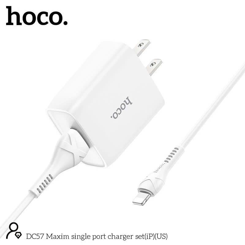 Bộ sạc Lightning Hoco DC57 3A