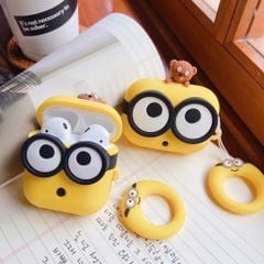 ** Case Airpods Pro dẻo Minions đội gấu nâu