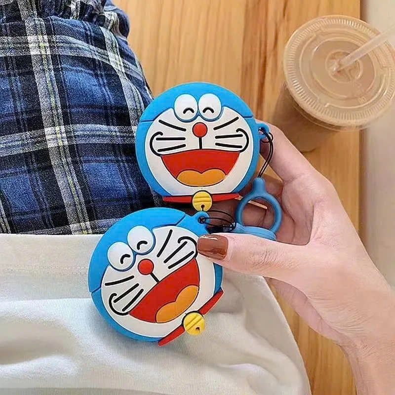** Case Airpods Pro 2 dẻo mặt Doraemon