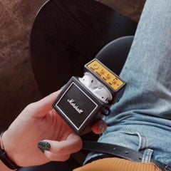 ** Case Airpods 4 dẻo loa MS nút vàng