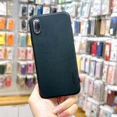** Ốp IP X/Xs KST Design vân da đen trơn