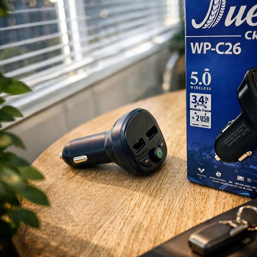 Sạc xe hơi WK C26 MP3