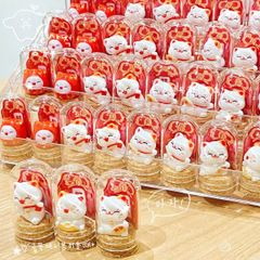 ** Ống mèo thần tài thủy tinh