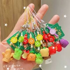 ** Dây đeo điện thoại rau củ quả
