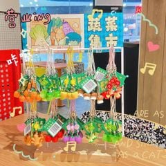 ** Dây đeo điện thoại rau củ quả