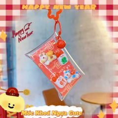 ** Móc khóa túi nhựa Kitty/ngựa cute