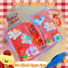 ** Móc khóa túi nhựa Kitty/ngựa cute