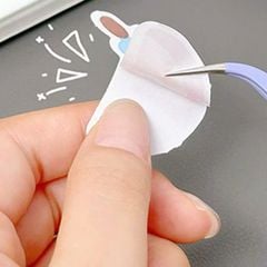 ** Set sticker táo cắn dở nhiều hình cute