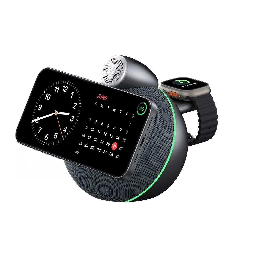 Đế sạc kiêm loa Wiwu G042 QI2 25W 3 in 1