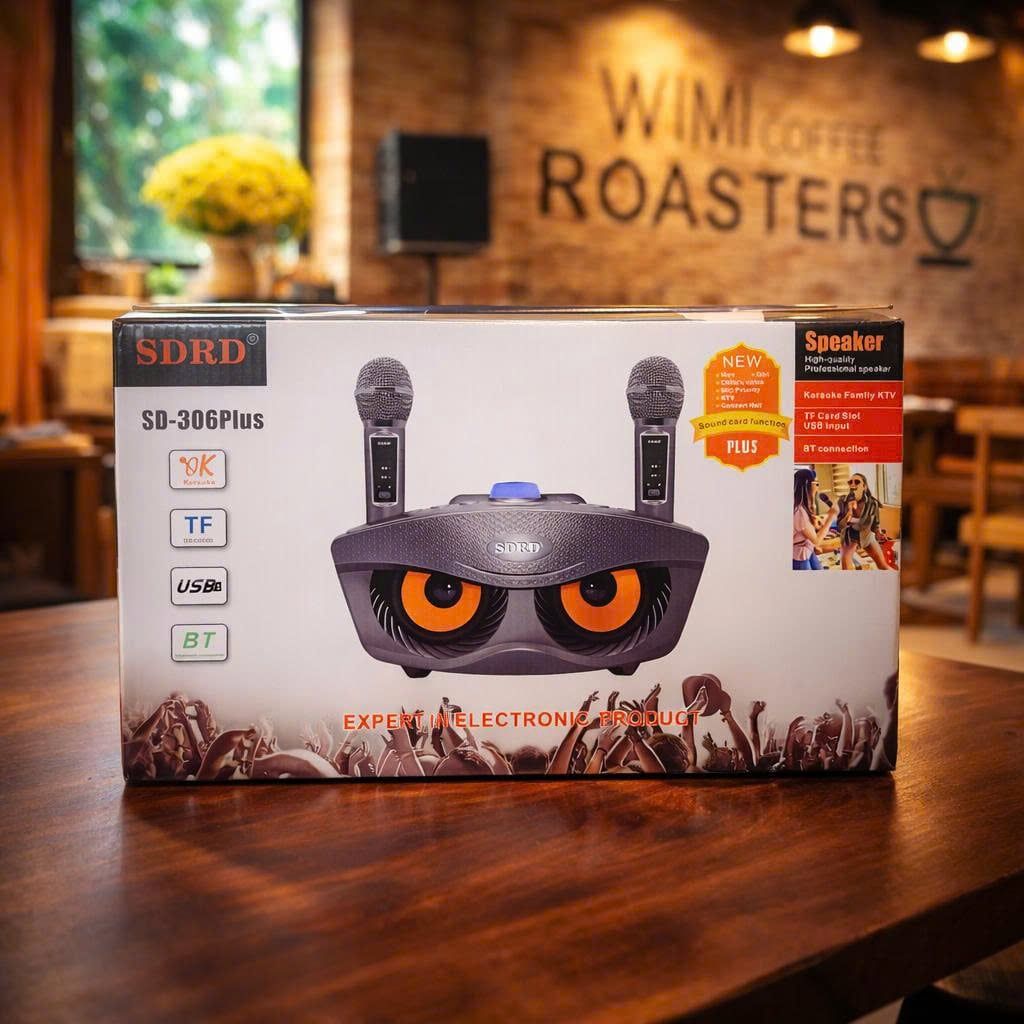 ** Loa Bluetooth kèm 2 mic SD306 Plus