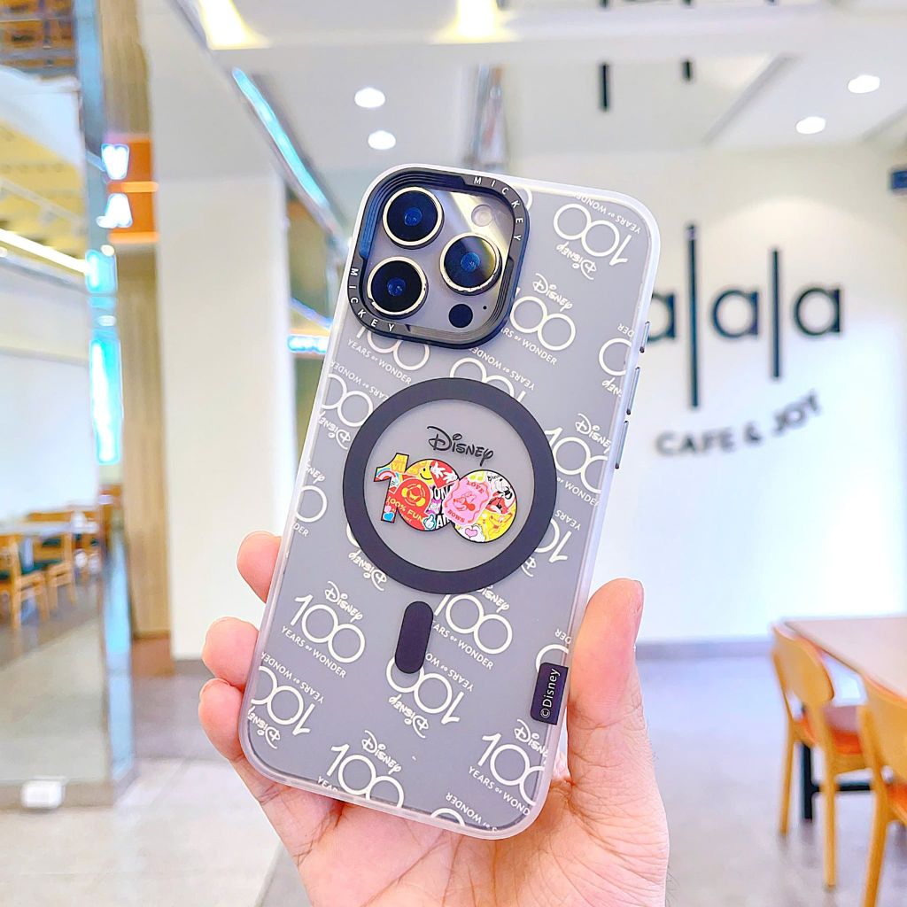 ** Ốp IP 16 Pro Max Mickey 100 years wonder magsafe