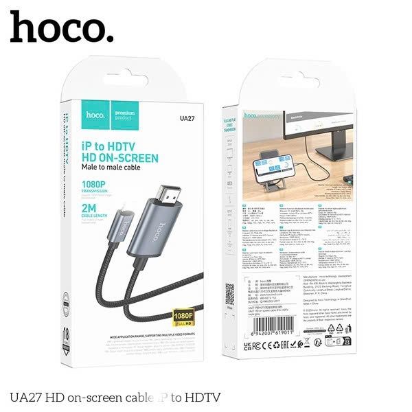 Cáp Lightning sang Hdmi Hoco UA27