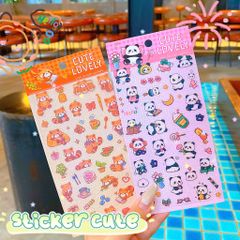 ** Sticker kim tuyến thú lovely