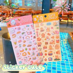 ** Sticker kim tuyến thú lovely