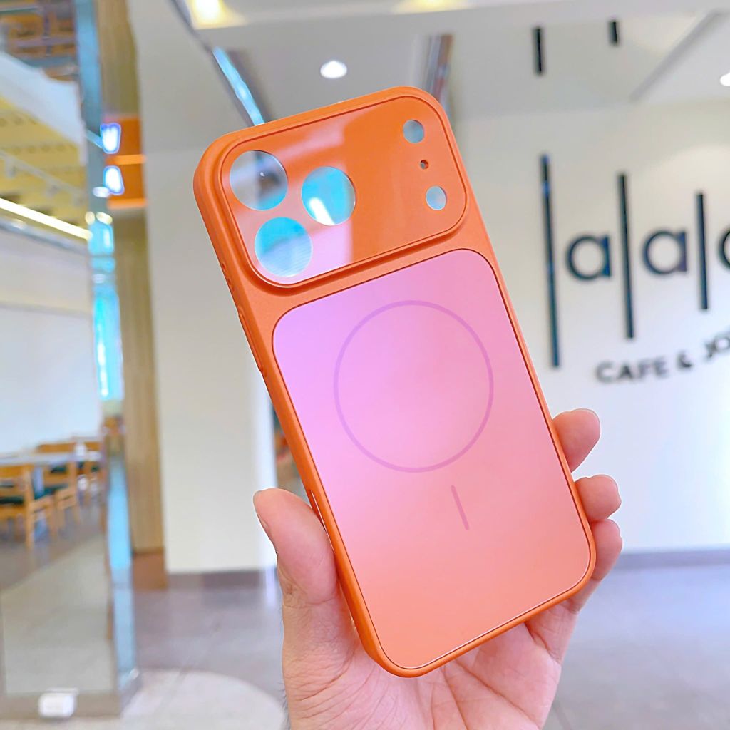 ** Ốp IP 17 Pro Max AG Class lưng nhám viền cứng magsafe