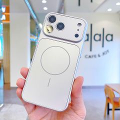 ** Ốp IP 17 Pro Max AG Class lưng nhám viền cứng magsafe