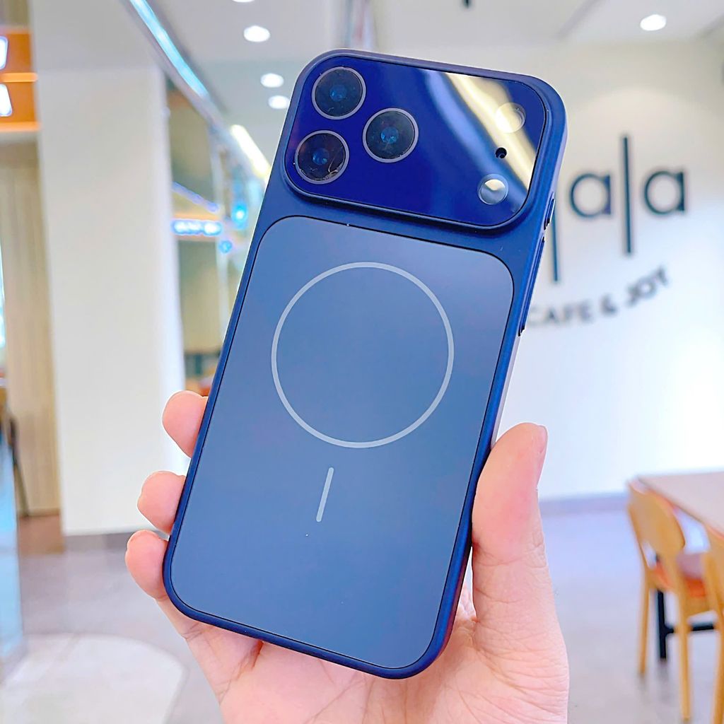 ** Ốp IP 17 Pro Max AG Class lưng nhám viền cứng magsafe