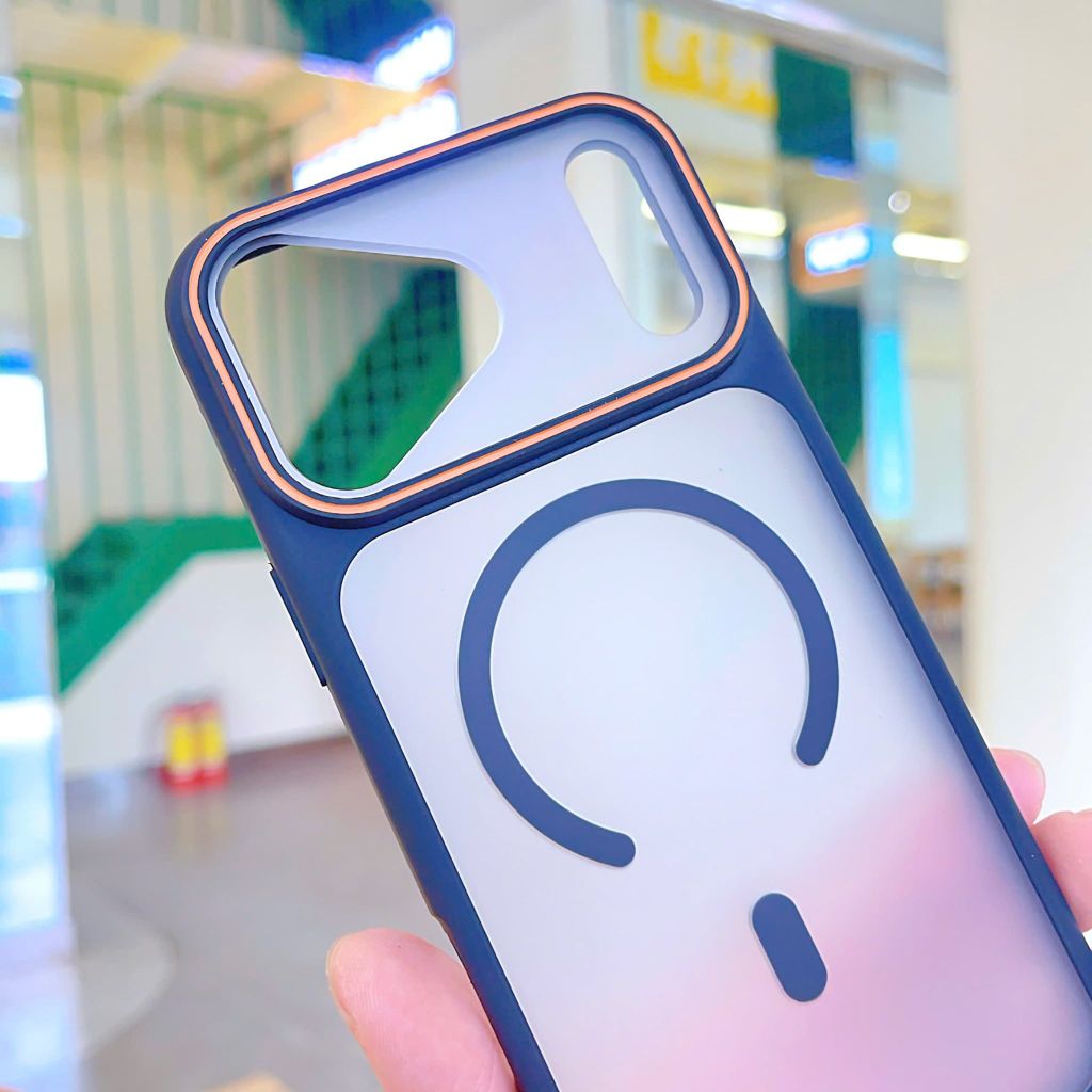 ** Ốp IP 17 Pro Max Likgus lưng nhám viền camera