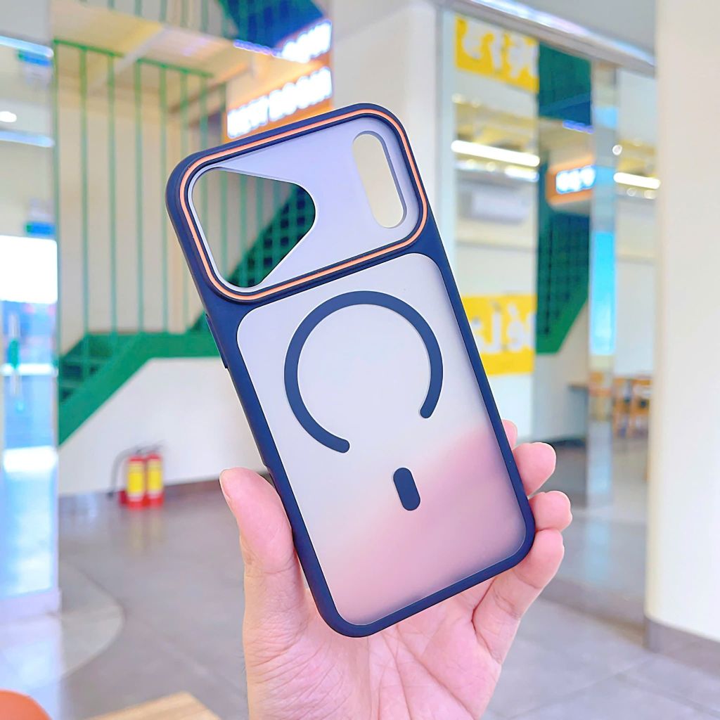 ** Ốp IP 17 Pro Max Likgus lưng nhám viền camera