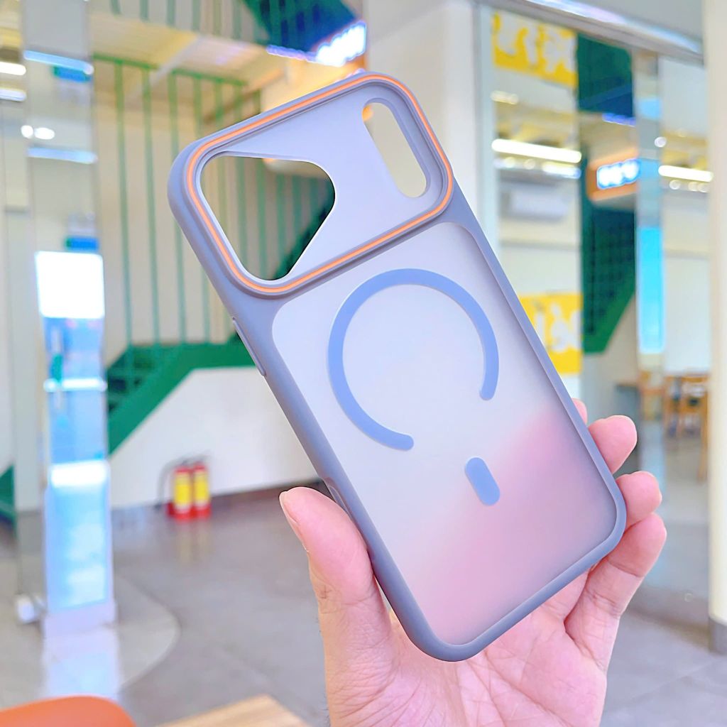 ** Ốp IP 17 Pro Max Likgus lưng nhám viền camera