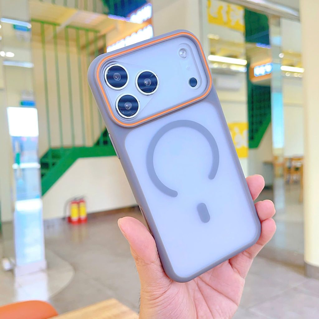 ** Ốp IP 17 Pro Max Likgus lưng nhám viền camera