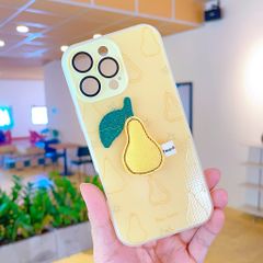 ** Ốp IP 16 Pro 2 lớp đính charm bông bảo vệ camera