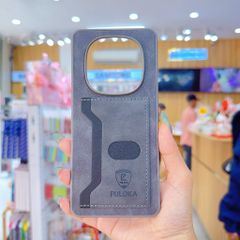 ** Ốp Xiaomi Redmi Note 14 Pro 4G Puloka da ngựa kèm ví card