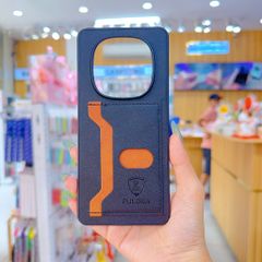 ** Ốp Xiaomi Redmi Note 14 Pro 4G Puloka da ngựa kèm ví card