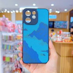 ** Ốp Reno 15F dẻo lưng giả da họa tiết Pixel