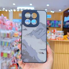 ** Ốp Xiaomi 15T dẻo lưng giả da họa tiết Pixel