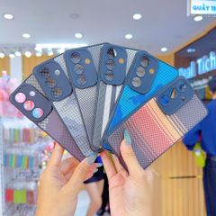 ** Ốp SS S25 Fe dẻo lưng giả da họa tiết Pixel