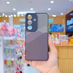 ** Ốp SS S25 Fe dẻo lưng giả da họa tiết Pixel