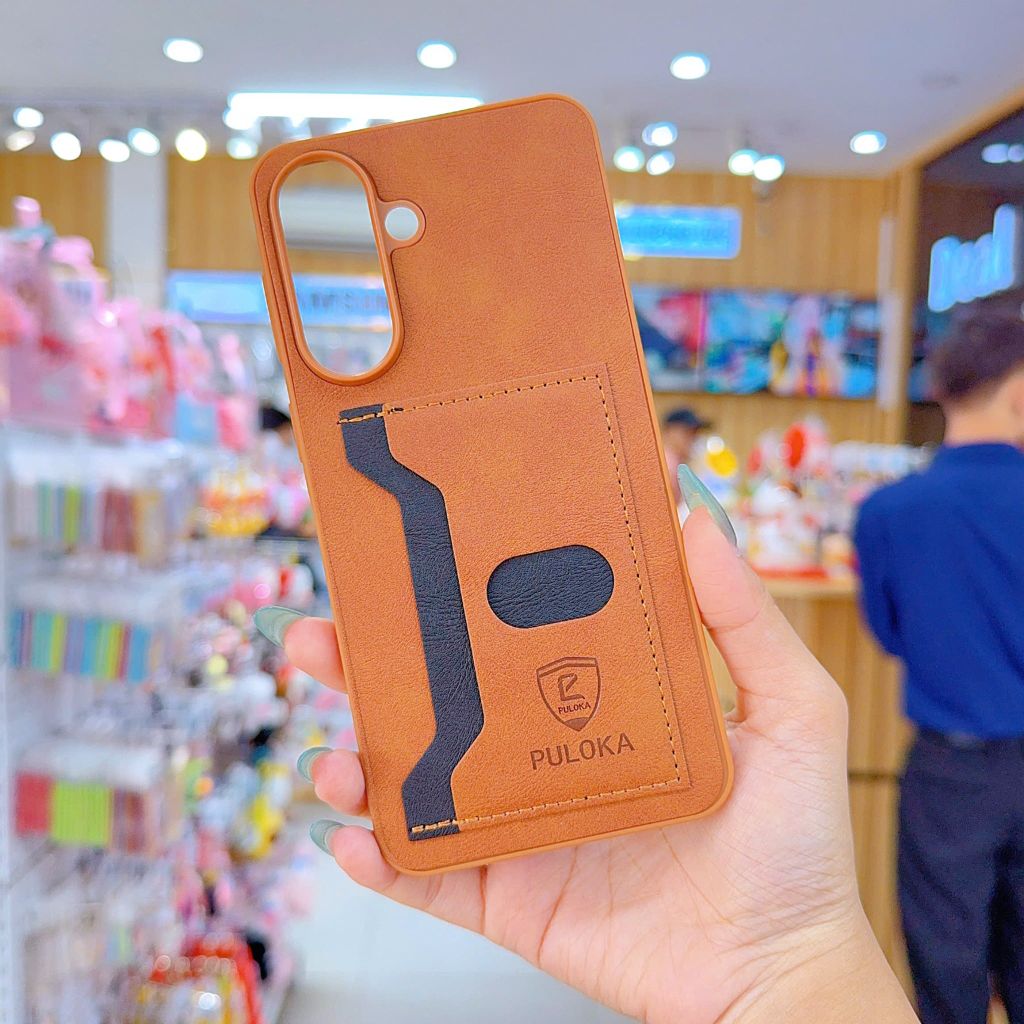 ** Ốp SS A37 Puloka da ngựa kèm ví card