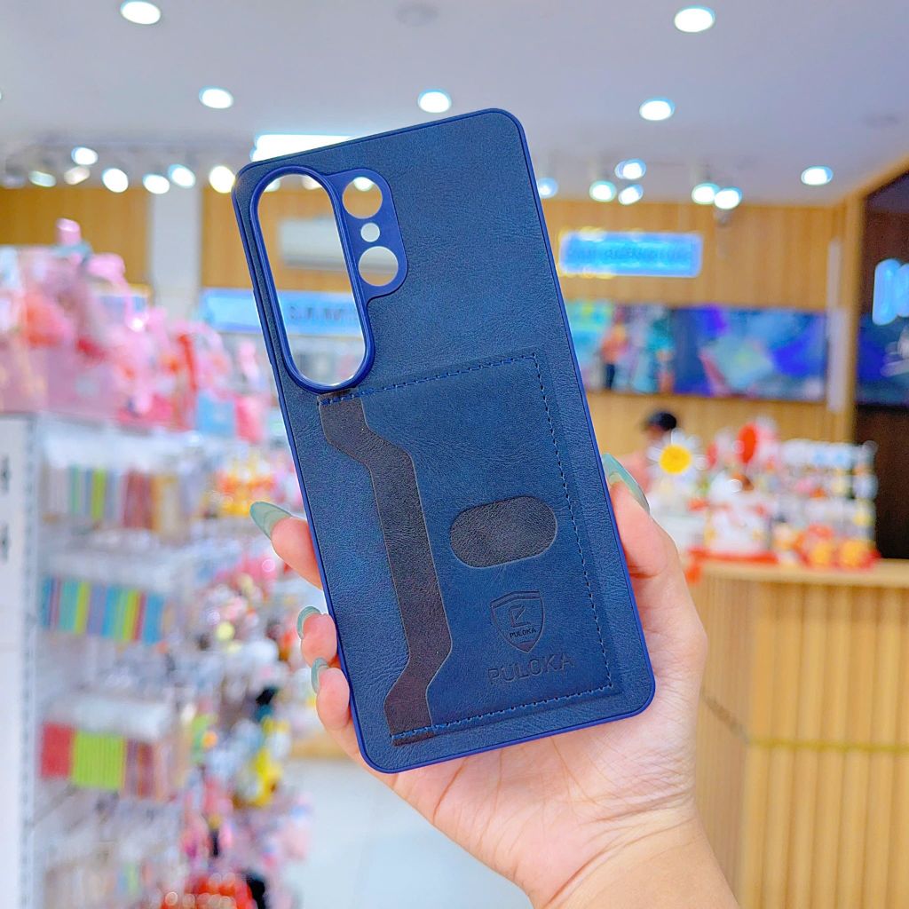 ** Ốp SS S26 Ultra Puloka da ngựa kèm ví card