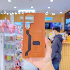 ** Ốp SS S22 Ultra Puloka da ngựa kèm ví card