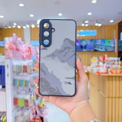 ** Ốp SS S24 Fe dẻo lưng giả da họa tiết Pixel