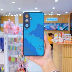 ** Ốp SS S24 Fe dẻo lưng giả da họa tiết Pixel