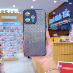 ** Ốp Reno 15 dẻo lưng giả da họa tiết Pixel