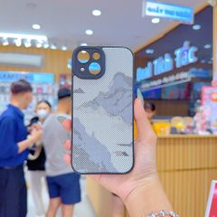 ** Ốp IP 13 6.1 dẻo lưng giả da họa tiết Pixel
