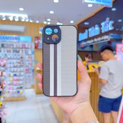 ** Ốp IP 13 6.1 dẻo lưng giả da họa tiết Pixel