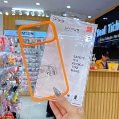 Ốp IP 17 Pro Max Likgus trong viền màu camera trơn