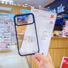 Ốp IP 17 Pro Max Likgus trong viền màu camera trơn