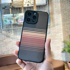 ** Ốp IP 14 Pro Max dẻo lưng giả da họa tiết Pixel